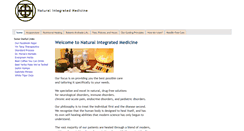 Desktop Screenshot of naturalintegratedmedicine.com